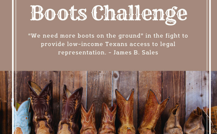  “Recruit More Boots” Challenge in Honor of James B. Sales